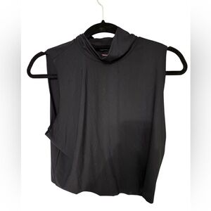 Commando Turtleneck Black Sleeveless Top